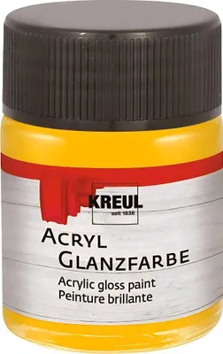 Produktbild von KREUL Acryl Glanzfarbe Sonnengelb 50 ml