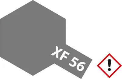 Produktbild von XF-56 Metallic Grau matt - 23ml Acrylstreichfarbe wasserloeslich Tamiya 300081356