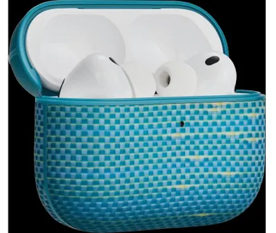 Immagine prodotto di Custodia magnetica in fibra di aramide Pitaka, blu lucido - AirPods Pro 3