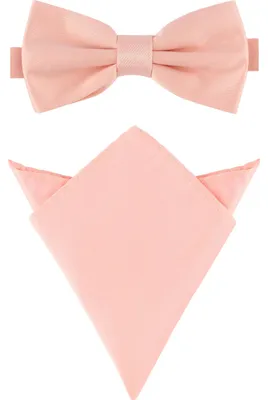 Produktbild von Ladeheid Herren Schmale Fliege & Einstecktuch Set M/P (12cm x 6cm, 22cm x 22cm)