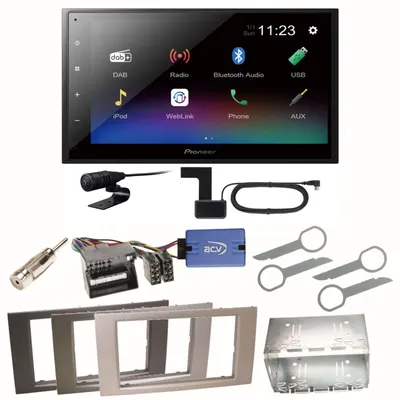 Produktbild von Pioneer DMH-A340DAB DAB+ Bluetooth Einbauset für Ford Kuga Fusion Galaxy S-Max