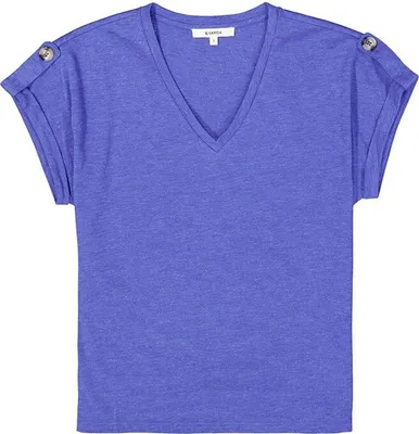 Produktbild von Garcia D50003 Kurzarm-t-shirt Blau L Frau Blau L