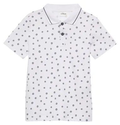 Produktbild von s.Oliver Poloshirt aus Jersey mit All-Over-Print