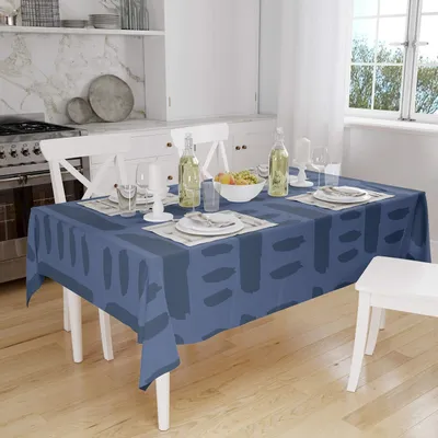 Productafbeelding van Waterdicht Tafellaken, Sneldrogend en Anti-Schimmel, 140 x 160 Cm, Blauw