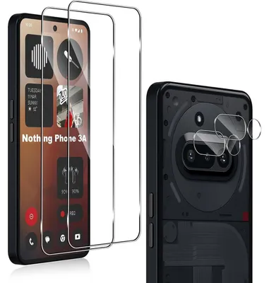 Produktbild von Panzerglas & Kameraschutz für Nothing Phone 3a 5G (2+2 Stück) 0.33mm Displayschutzfolie Transparent