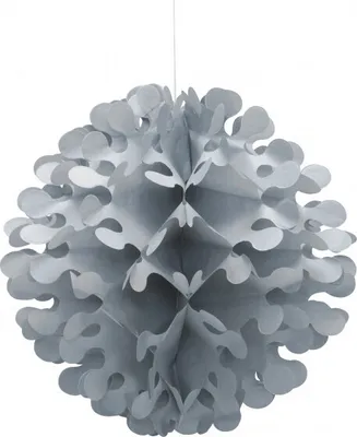 Produktbild von Dekoball silberfarben 30 cm Durchmesser