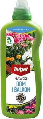 Zdjęcie produktu dla Nawóz w płynie do roślin domowych i balkonowych TARGET Zdrowe Rośliny 0,5L