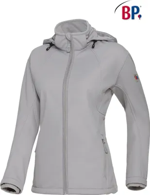 Produktbild von BP® Softshelljacke für Damen - hellgrau - Ln
