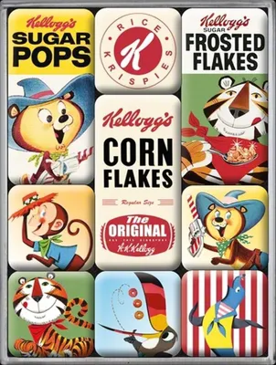 Produktbild von Nostalgic-Art - 9tlg. Magnetset - Kellog's Corn Flakes