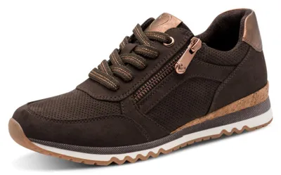 Produktbild von MARCO TOZZI Damen Sneaker mit Lochmuster und Reißverschluss 2-23781-41, Größe:39 EU, Farbe:Blau