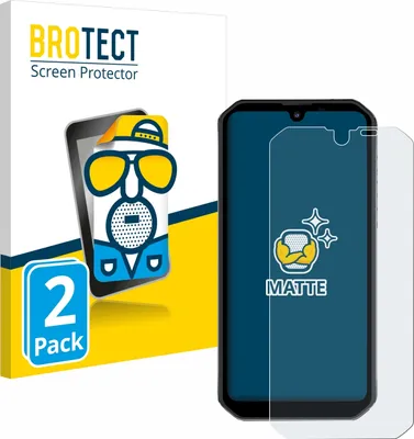 Produktbild von 2x BROTECT Schutzfolie für Blackview BV9900 Pro Displayschutz Displayschutzfolie Folie Matt Entspiegelungsfolie