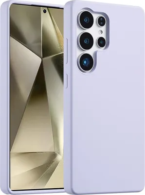 Zdjęcie produktu dla Accezz Liquid Silicone Backcover dla Samsung Galaxy S25 Ultra - fioletowy