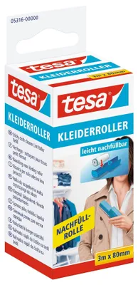 Produktbild von 9x tesa 5316 Kleiderroller, 1 Refill | 1 Stück