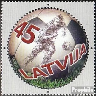 Produktbild von Briefmarken Lettland 2007 Mi 709 (kompl.Ausg.) postfrisch Fußball