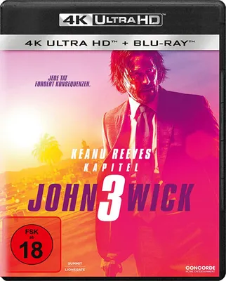 Produktbild von John Wick #3 (UHD+BR) Kapitel 3 Min: 132DD5.1WS