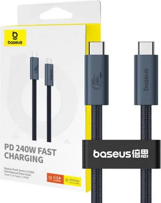 Produktbild von Baseus Flash Series 2 USB4 Datenkabel Type-C 240W 1m