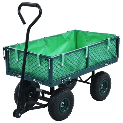 Immagine prodotto di The Living Store Carrello da giardino verde 250 kg