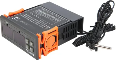 Obrázek produktu pro STC-3008 Digitální regulátor teploty s dvojitým displejem a dvojitou sondou NTC (DC12V)