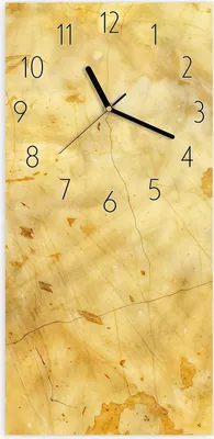 Produktbild von Wanduhr aus Glas mit Motiv Marmorierte Oberfläche- 30 x 60 cm - inkl. Aufhängesystem