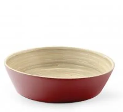 Immagine prodotto di H&H Ciotola Tonda In Bambù Rosso Cm 20Xh5