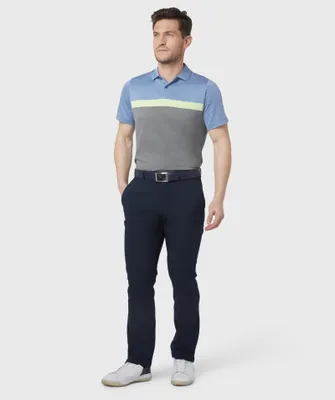 Produktbild von Callaway Mens Soft Touch Colour Block Polo Medium Magnetic Blue Heather M