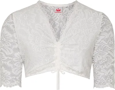 Produktbild von Spieth & Wensky - Damen Dirndlbluse kurzarm, Ansbach (401370-1189), Größe:34, Farbe:Offweiß (4506)