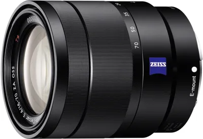 Produktbild von Sony 16-70 mm / F 4,0 VARIO-TESSAR T* E ZA OSS (SEL-1670Z) Zoomobjektiv für Sony E-Mount Systemkameras, F4 (W) - F4 (T), Bildstabilisator, Autofokus, 55 mm Filterdurchmesser