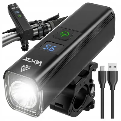 Image de Feu avant de vélo 1300 lm + batterie externe VA0071 Vayox