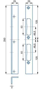 Obrázek produktu pro protiplech K195 Zn univer. úhlový