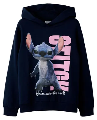 Zdjęcie produktu dla Bluza dresowa "IT Mädchen Nkfnibul Stitch Nreg" w kolorze granatowym, rozmiar 122-128