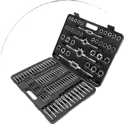 Produktbild von Fadenabschneider-Set, 110 Teile, langlebige Stahlkonstruktion, schwarz