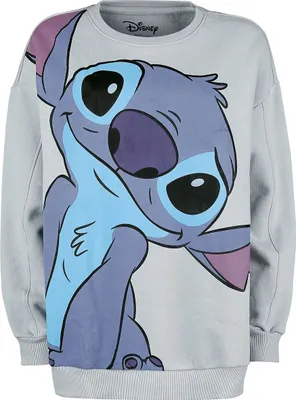 Produktbild von Lilo & Stitch Sweatshirt Damen Stitch heather grey L