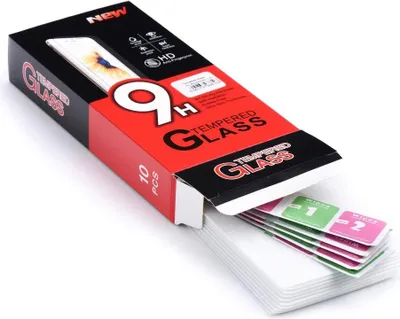 Produktbild von 10 Stück Glasfolie 9H für Apple iPhone 12 Pro Max