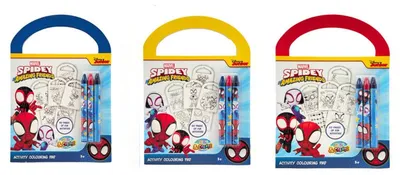 Zdjęcie produktu dla Zestaw do aktywności i kolorowania z motywem Spider-Mana od Marvela