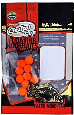 Produktbild von Berkley Gulp Carp Floating Hookbaits Mini Boilies 10mm orange fluo