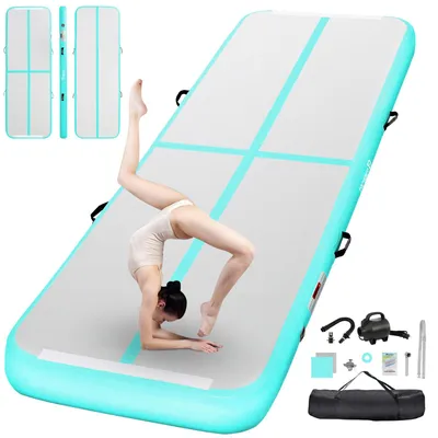 Productafbeelding van Airtrack mat, hoogte 10/20 cm, gymnastiekmat met luchtpomp