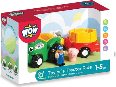 Obrázek produktu pro WOW Toys Hračka traktor Taylor's Tractor Ride vícebarevná