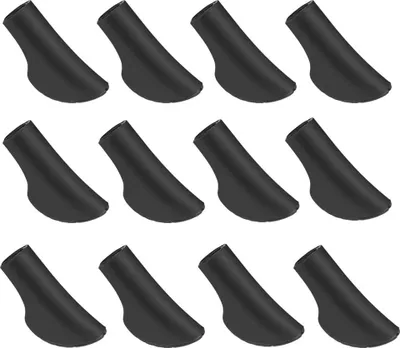 Produktbild von Nordic Walking Pads Asphalt Gummi, 12 Stück, 6 Paar, für Nordic Walking Stöcke