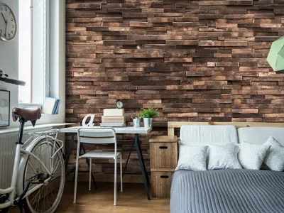 Produktbild von Vlies Fototapete 400x280 cm Tapeten Wandtapete XXL Holz f-B-0036-a-a