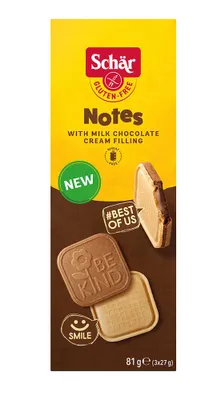 Immagine prodotto di Schar Notes Biscotto 81 G