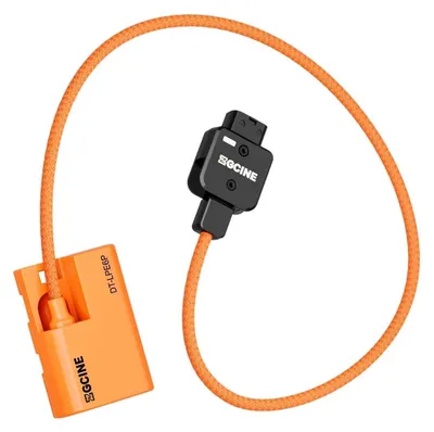 Obrázek produktu pro Kabel pro připojení falešné baterie D-Tap k LPE6, kompatibilní s modely Canon R5 II, R6, R5 C, 5D Mark II–IV, 7D, 80D, 90D, XC10/15