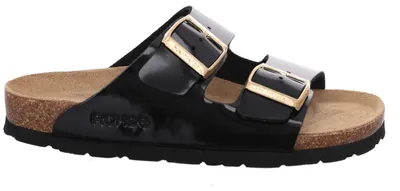 Produktbild von Rohde Alba Damenschuhe Hausschuhe Pantolette Schwarz Freizeit