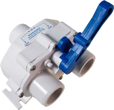Zdjęcie produktu dla Plastikowy zawór "Y" do systemów fekalnych z przyłączem węża Ø38 mm (1-1/2")