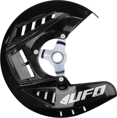 Obrázek produktu pro Kryt brzdového kotouče UFO PLAST pro motocykl Kawasaki KX F 250 / 450 ccm, modelové roky 2013–2020, barva: černá