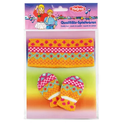 Image de Bandeau pour poupées avec moufles, 35-45 cm