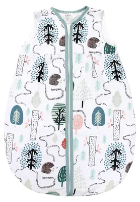 Produktbild von TupTam Baby Sommer Schlafsack 0.5 TOG aus  en Materialien, Farbe: Igel Mint, Größe: 80-86