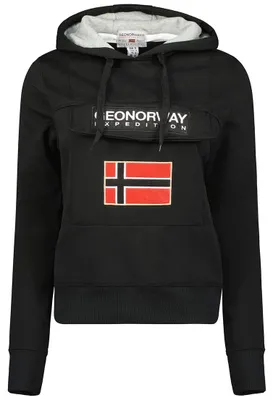 Productafbeelding van Geographical Norway Gadrienama: Damespullover met capuchon en kangoeroezak