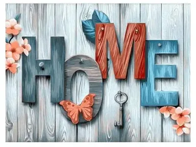 Produktbild von PRACHT Diamond Painting Sweet Home 40x30cm