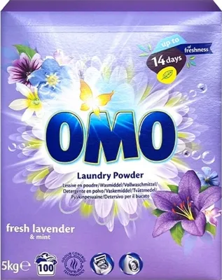 Produktbild von OMO Waschpulver Fresh Lavender & Mint 5kg