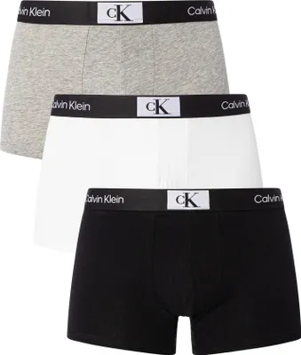 Produktbild von Calvin Klein Herren 3er-Pack 1996-Trunks, Mehrfarbig